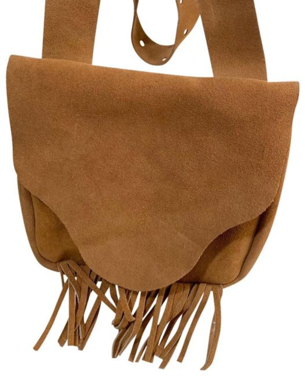 Genuine Leather Crossbody Bags Brown Color Made in USA.